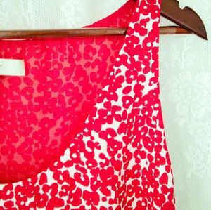 Ann Taylor Loft flowy pink tank